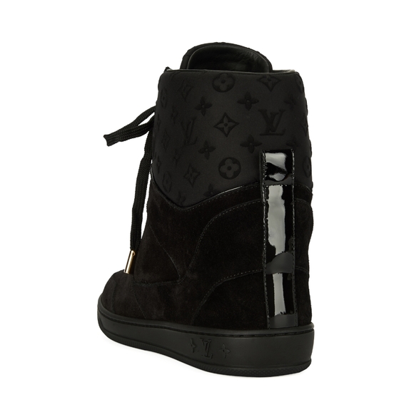 Louis Vuitton Black Monogram High top sneakers with platform - Picture 8 of 8